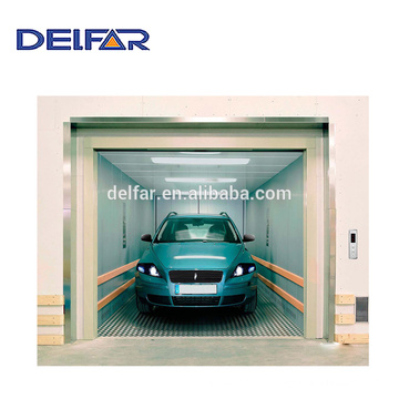 Car elevator for construction use and building with economic price
